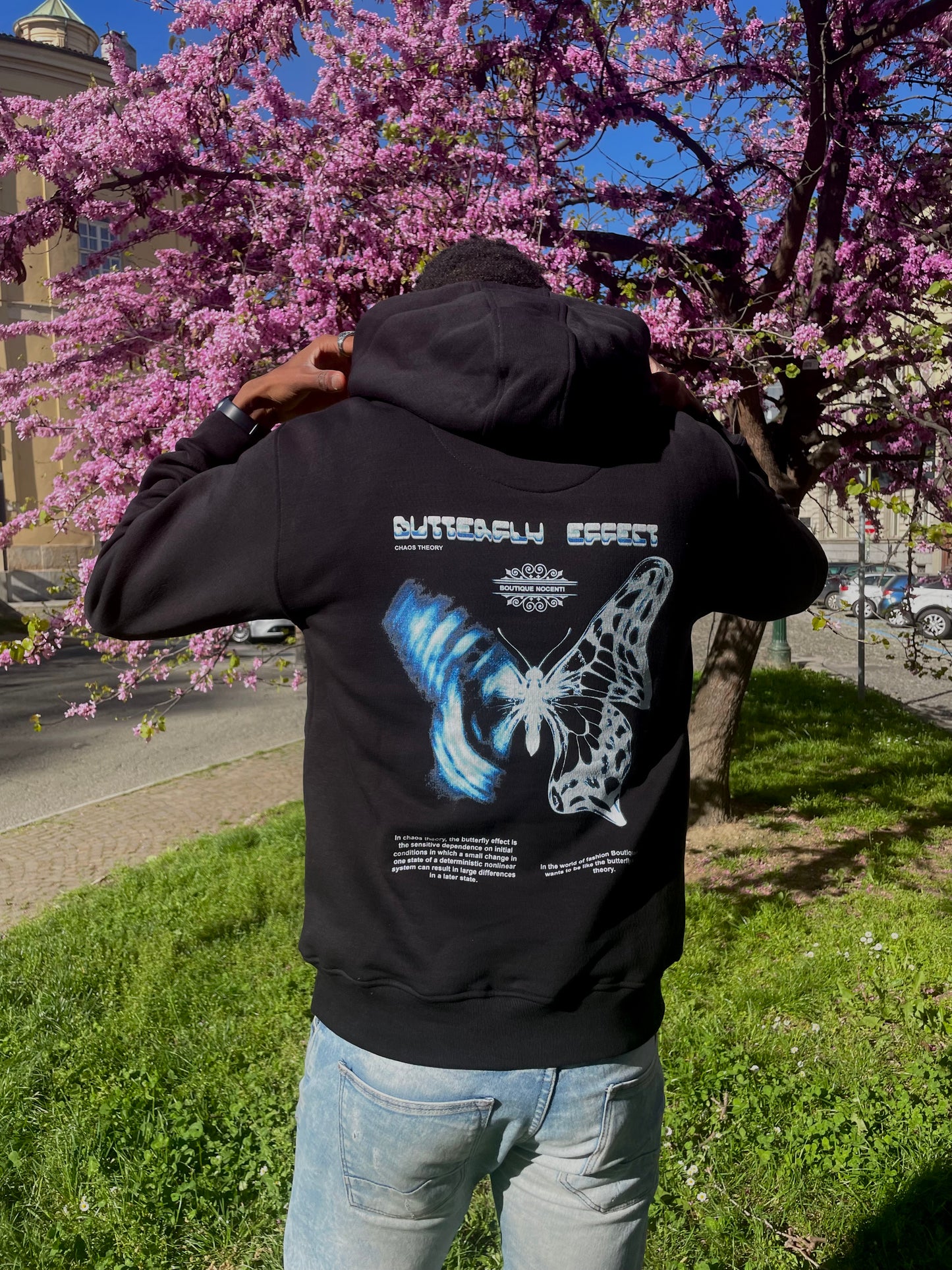 BUTTERFLY EFFECT felpa nera