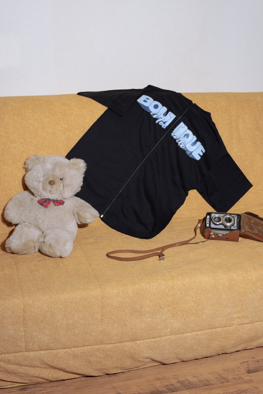 vintage zip t-shirt