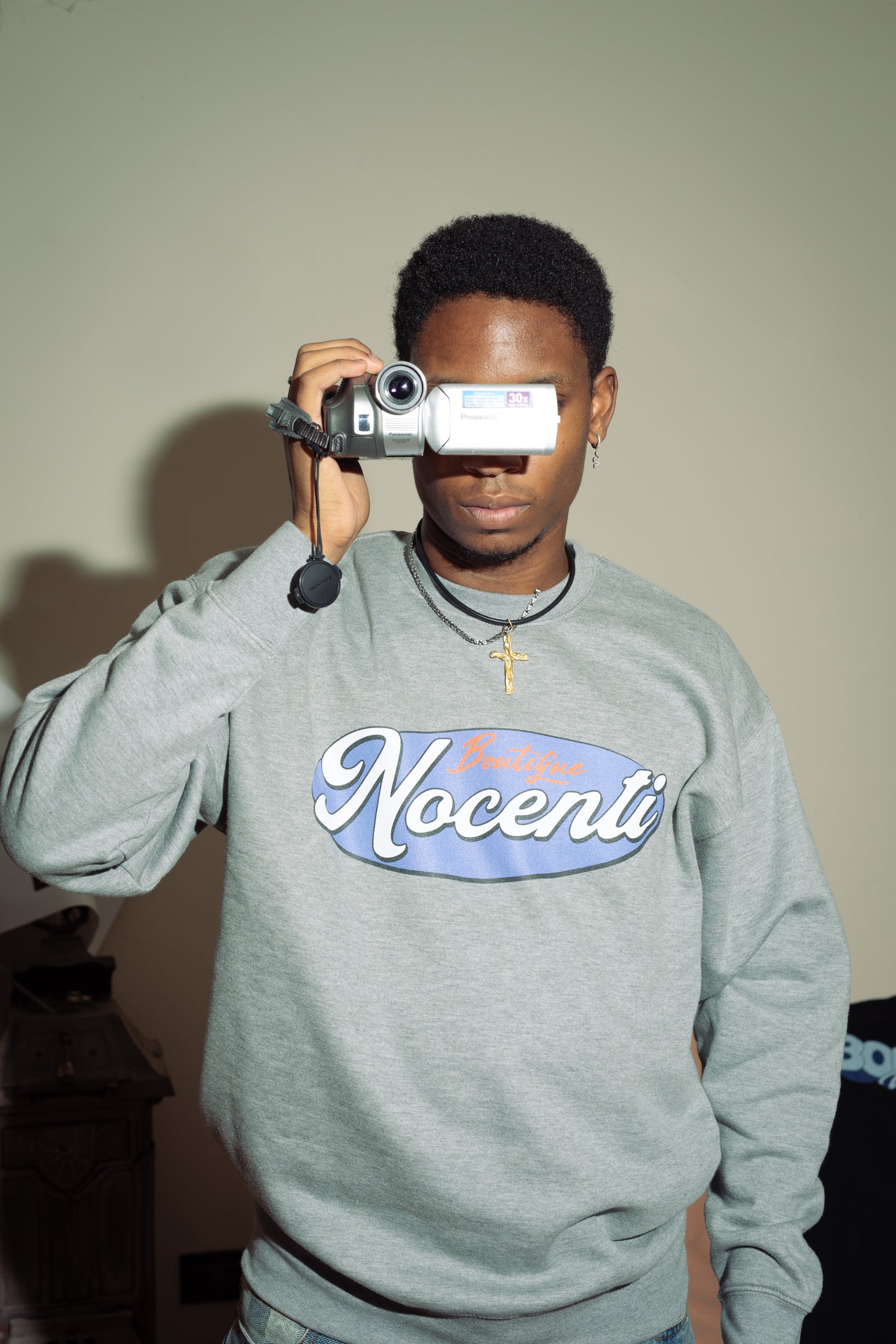 Vintage Crewneck Sweatshirt Grey
