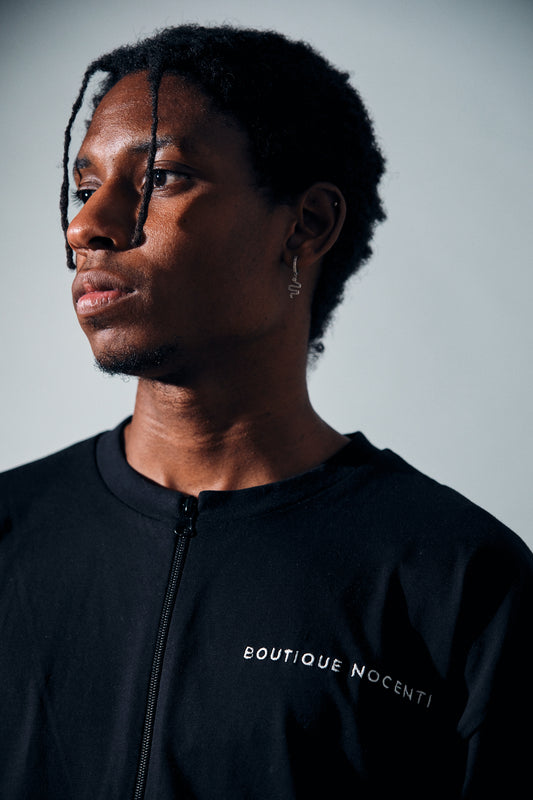 Zip T-shirt Nera