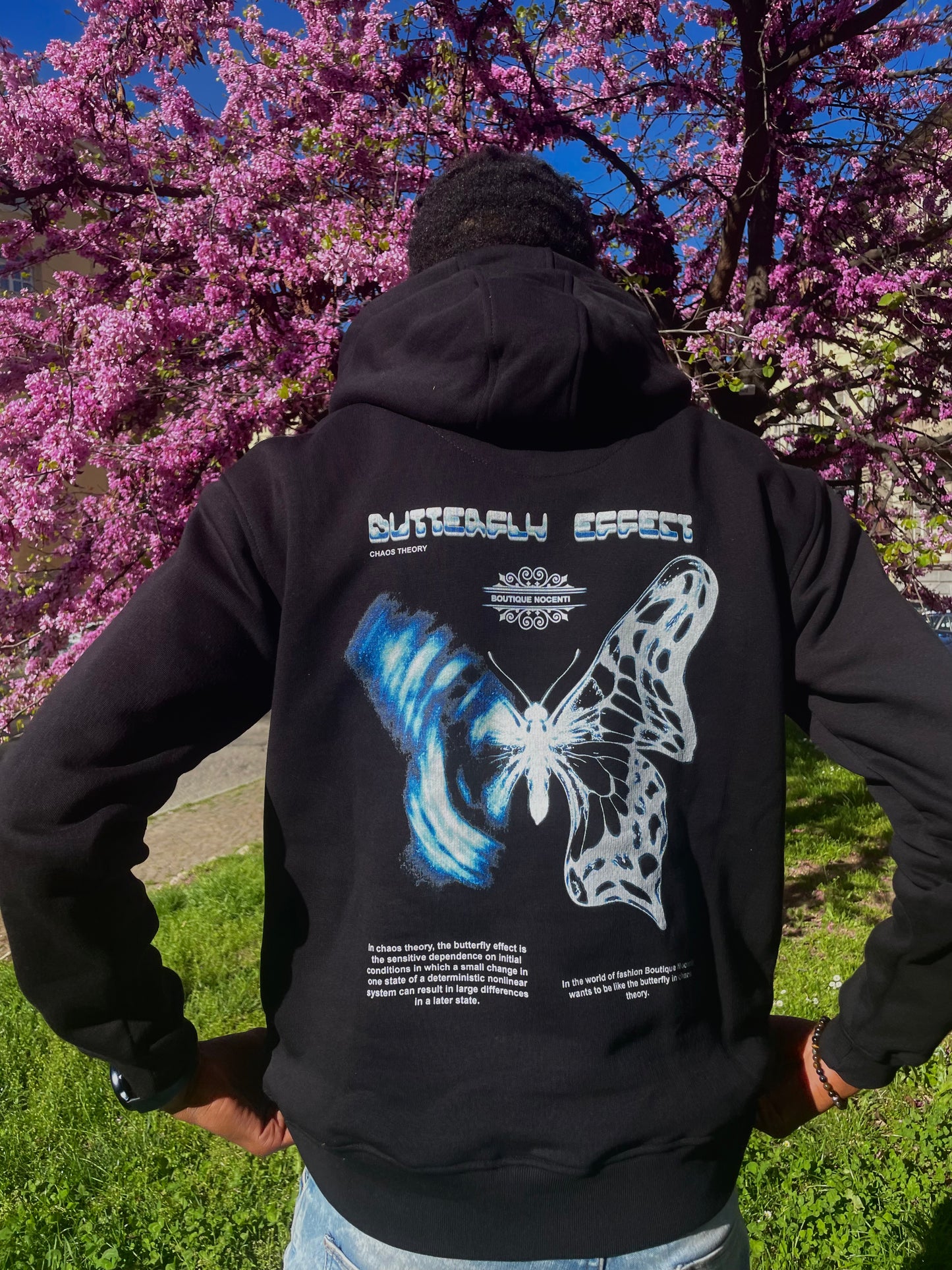 BUTTERFLY EFFECT felpa nera